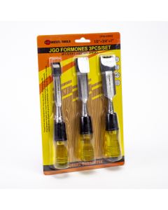 Formón mango plástico Diesel Tools 3pzas