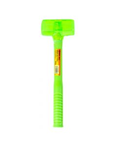 Mazo goma con mango plastico verde
