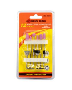 Herramienta Diesel Tools metálica rotativa para pulir 12pzas