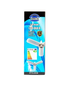 Bombillo led plástico 45w blanco