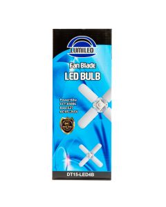 Bombillo plástico led 60w blanco