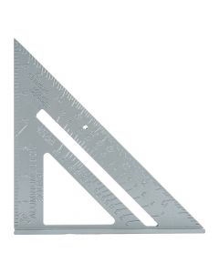 Escuadra metálica triangular 7pulg plateado