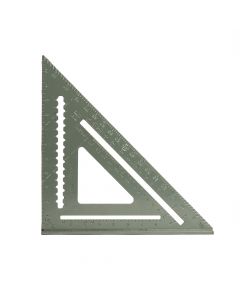 Escuadra metálica triangular 12pulg plateado