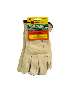 Guante cuero para trabajo 250mm 10pulg beige