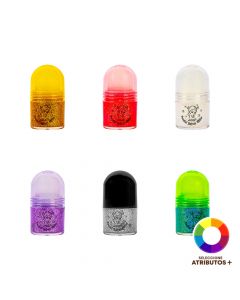 Gel con glitter para maquillaje