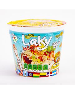 Sopa instantánea Laky Men mariscos 75g