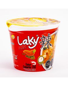 Sopa instantánea Laky Men camarón picante 75g