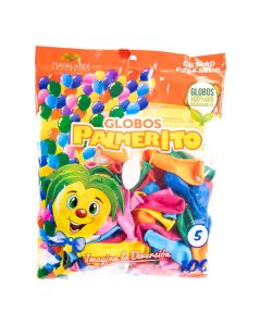 Globo látex palmerito #5 surtido