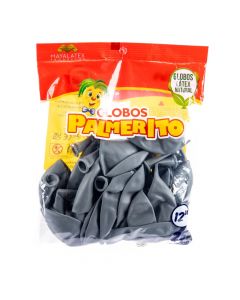 Globo látex palmerito #12 gris
