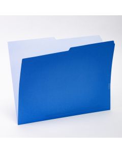 Folder carta azul