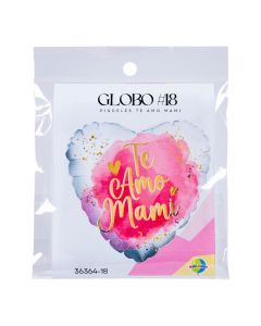 Globo corazón te amo mami
