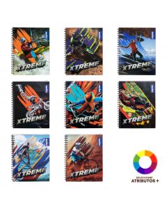 Cuaderno espiral Xtreme moderno