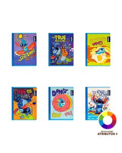 Cuaderno cosido diseño Stitch