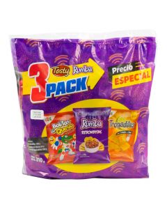 Pack de 3 snacks variados
