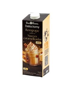 Rompope con nueces y caramelo