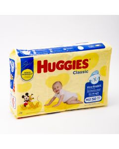 Pañales Huggies clásicos jumbo m 6x50