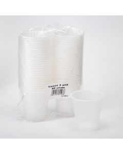 Vaso plástico #3 50 und