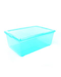 CAJA PLAS 12.5 L AZUL TRANS