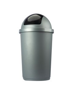 Basurero redondo con tapa 65l
