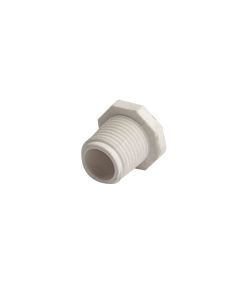Tapón macho PVC rosca 1/2