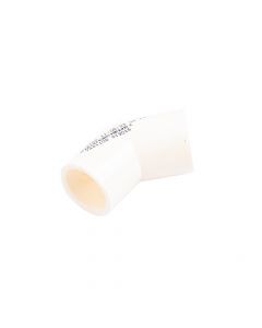 Codo 45 PVC liso 1/2