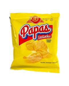 Papas tostadas con sal