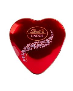Estuche chocolate lindt corazón lata 50g