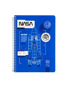 Cuaderno espiral Tilibra Nasa 96h