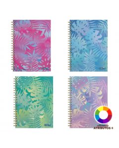 Cuaderno tropical espiral