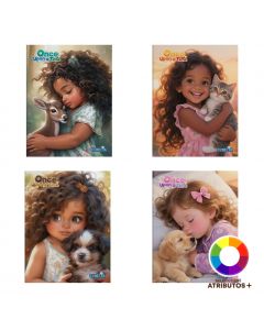 Cuaderno once cosido