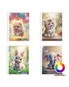 Cuaderno cozy cosido