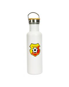 Botella escudo Heredia acero inoxidable
