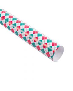 Papel regalo navideño rombos