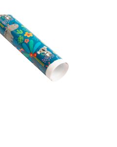 Papel regalo animales selva 70x50cm 