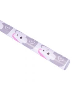 Papel de regalo elefante rosa bebé