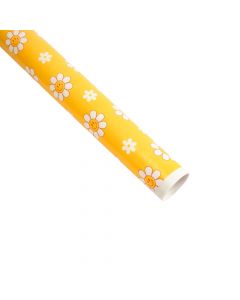 Papel regalo flores amarillas