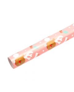 Papel alces y medias navidad