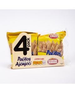 Palito Cosecha Dorada ajonjolí 4pack 180g