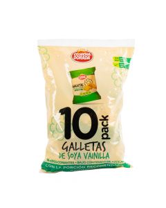 Galleta de soya vainilla 10 pack cosecha
