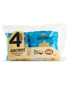 Nachos de arroz integral sal marina 4pack  Cosecha