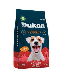 Alimento seco para perro adulto raza pequeña 2kg cordero