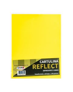 Cartulina refelectiva 25und