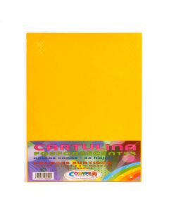 Cartulina fosforescente 25und