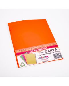 Papel adhesivo comypsa neón 12h