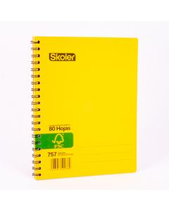 Cuaderno Skoler espiral 100 h kraft Skoler 857 Surtido por estilo
