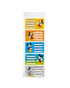 Etiquetas escolares Mickey Mouse niño