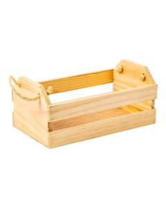 Caja madera rectangular