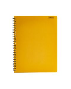 Cuaderno El Lider espiral grande 100h kraft v