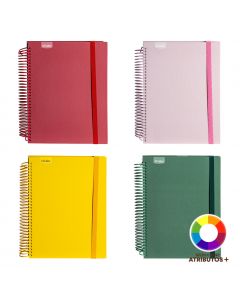 Cuaderno espiral 200 hojas