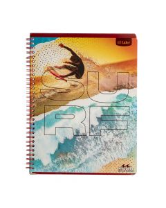 Cuaderno grande 80h Rush espiral